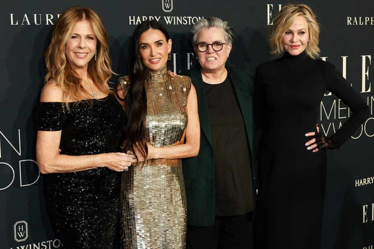 Demi Moore, Rita Wilson, Melanie Griffith, and Rosie O’Donnell Had a Now and Then Reunion