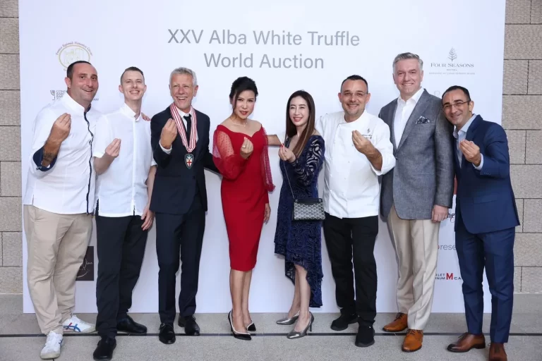 “Six-Hands White Truffle Dinner & XXV World Alba White Truffle Auction” ดินเนอร์หรูและการประมูลระดับโลก ครั้งแรกในไทย